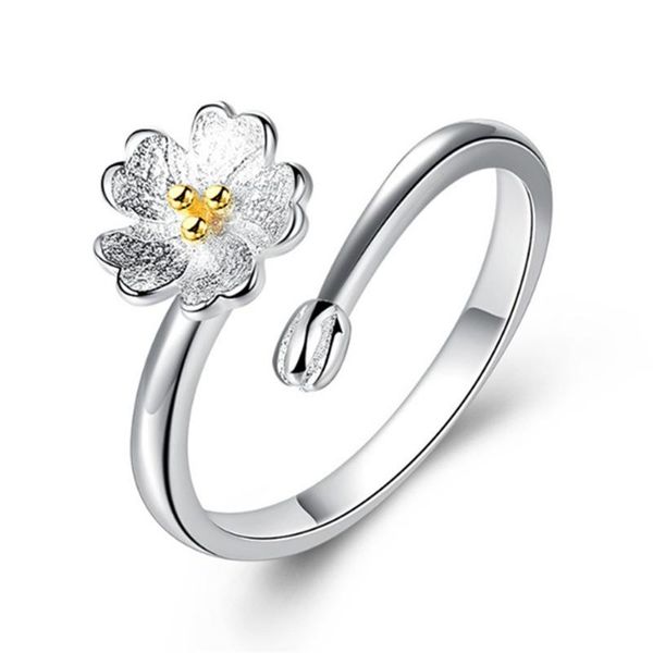 cluster rings fashion women cherry blossoms silver color adjustable openings temperament sweet gold flower bud ring jewelry, Golden;silver
cluster rings fashion women cherry blossoms silver color adjustable openings temperament sweet gold flower bud ring jewelry, Golden;silver