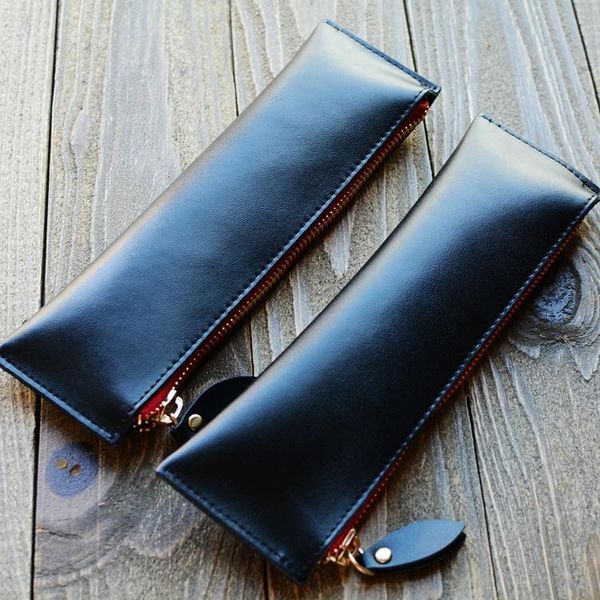 pencil bags sen series handmade retro black square leather case multifunctional creative stationery bag d50
pencil bags sen series handmade retro black square leather case multifunctional creative stationery bag d50