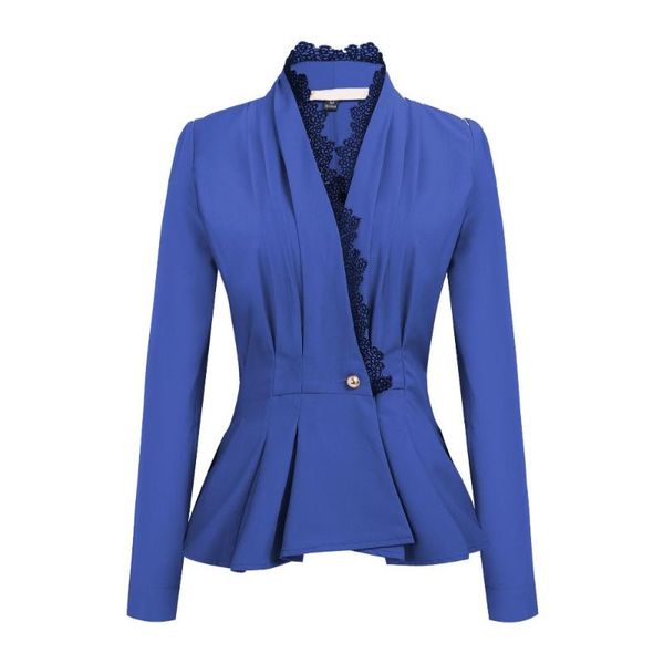 women's suits & blazers jacket fashion casual solid color lace v-neck waist thin business dress, White;black
women's suits & blazers jacket fashion casual solid color lace v-neck waist thin business dress, White;black