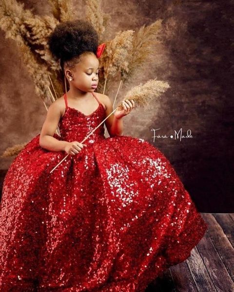 girl's dresses red sparkly 2021 flower girl spaghetti sequined little wedding communion pageant gowns, Red;yellow
girl's dresses red sparkly 2021 flower girl spaghetti sequined little wedding communion pageant gowns, Red;yellow
