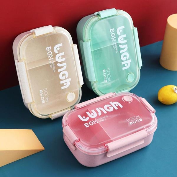 dinnerware sets 3-compartment lunch box container storage portable kids student wheat straw office bento
dinnerware sets 3-compartment lunch box container storage portable kids student wheat straw office bento