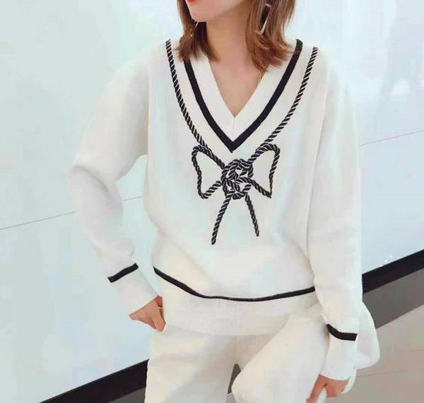 women's sweaters bow sweater women 202122 fall autumn long sleeve knitted female tie slim basic knitwear korea relax patchwork pullove, White;black
women's sweaters bow sweater women 202122 fall autumn long sleeve knitted female tie slim basic knitwear korea relax patchwork pullove, White;black