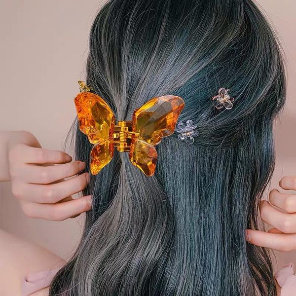 hair accessories 1pcs korean transparent acrylic claw butterfly hairpin crab shaped colorful beautiful barrettes
hair accessories 1pcs korean transparent acrylic claw butterfly hairpin crab shaped colorful beautiful barrettes