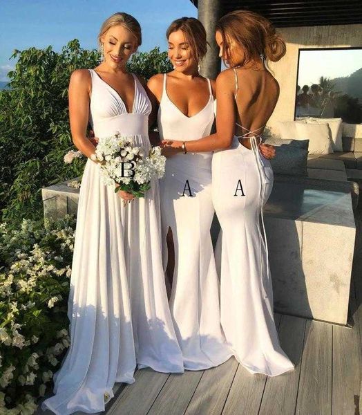 bridesmaid dress white stain 2021 simple birdesmaid dresses spaghetti strap open back long african evening prom gowns, White;pink
bridesmaid dress white stain 2021 simple birdesmaid dresses spaghetti strap open back long african evening prom gowns, White;pink