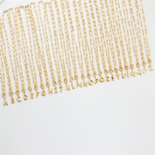 chains jewelry gold plated christmas gift letter a-z women necklaces thick chain pendant, Silver
chains jewelry gold plated christmas gift letter a-z women necklaces thick chain pendant, Silver