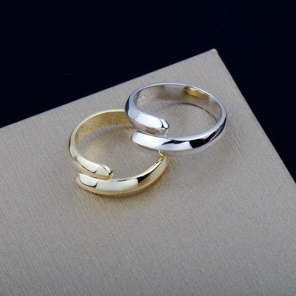 cluster rings real 925 sterling silver for women high polished simple arc korean adjustable ring engagement gold jewerly, Golden;silver
cluster rings real 925 sterling silver for women high polished simple arc korean adjustable ring engagement gold jewerly, Golden;silver