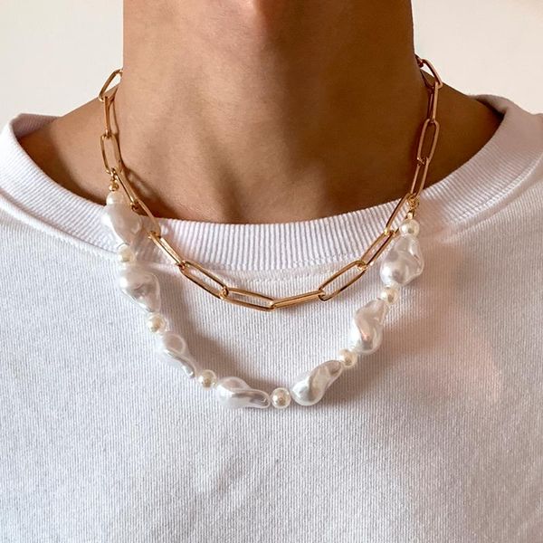 chokers ingemark multilayer baroque pearls geometric pendants necklaces for women boho clavicle chain necklace fashion jewelry, Golden;silver
chokers ingemark multilayer baroque pearls geometric pendants necklaces for women boho clavicle chain necklace fashion jewelry, Golden;silver