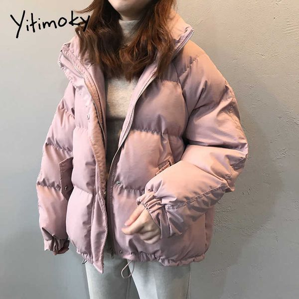 yitimoky women's cotton down jacket, warm stand collar, pleated coat, beige, pink, korean fashion, outdoor clothing, winter 2021, Black
yitimoky women's cotton down jacket, warm stand collar, pleated coat, beige, pink, korean fashion, outdoor clothing, winter 2021, Black
