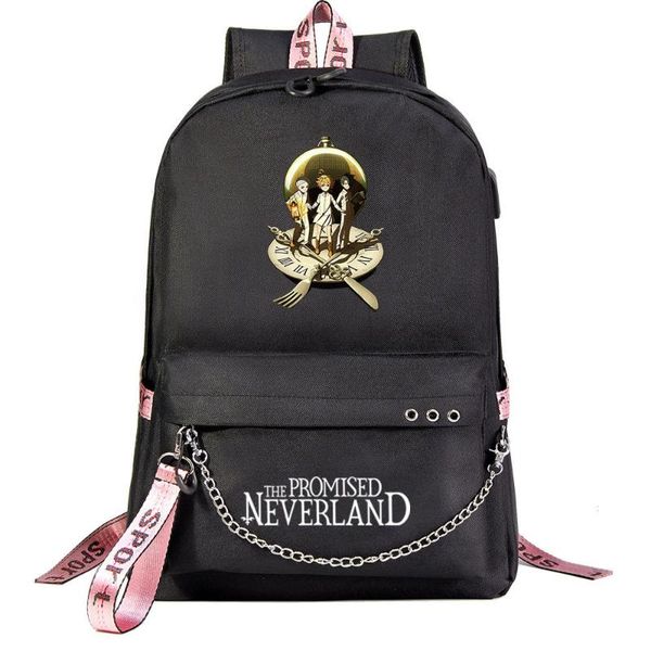 backpack the promised neverland usb schoolbag students bookbag satchel work leisure shoulder bag fashion bags
backpack the promised neverland usb schoolbag students bookbag satchel work leisure shoulder bag fashion bags