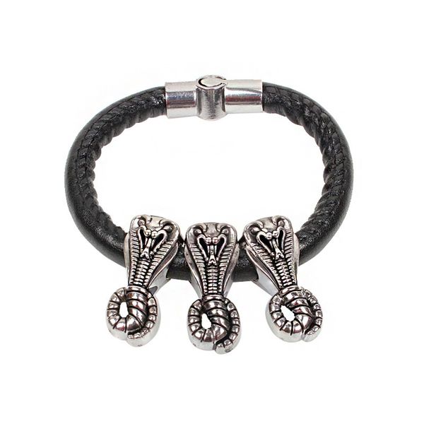 jewelry bracelet titanium steel boutique bracelet glasses leather bracelet trendy accessories three-hole string pu leather, Golden;silver
jewelry bracelet titanium steel boutique bracelet glasses leather bracelet trendy accessories three-hole string pu leather, Golden;silver