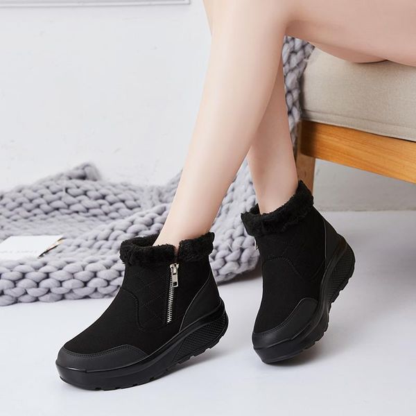 boots snow femme platform shoes woman winter boot fashion warm ankle sneakers women chunky womens size 8 8.5, Black
boots snow femme platform shoes woman winter boot fashion warm ankle sneakers women chunky womens size 8 8.5, Black