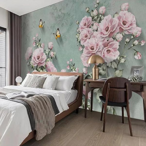 custom wall murals wallpaper 3d retro european style flower butterfly living room study bedroom background decor waterproof wallpapers
custom wall murals wallpaper 3d retro european style flower butterfly living room study bedroom background decor waterproof wallpapers