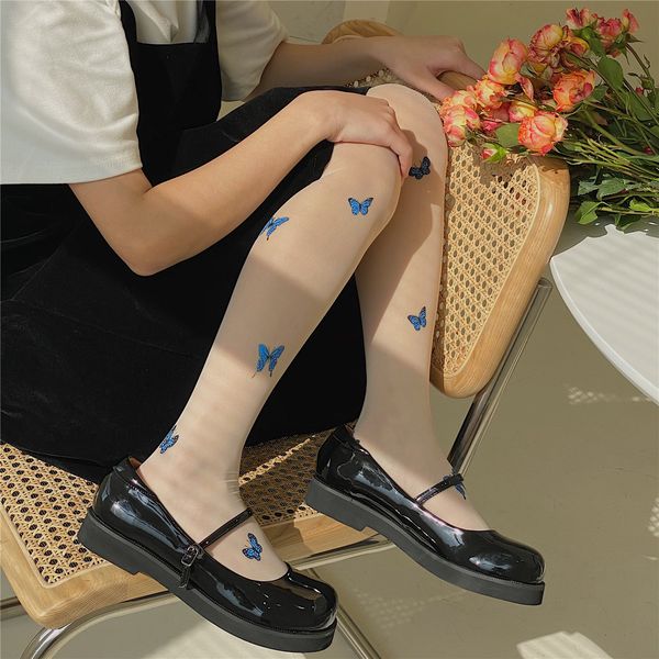 pattkin blue butterfly silk stockings spring and summer pantyhose girls sweet thin women' socks, Red;black
pattkin blue butterfly silk stockings spring and summer pantyhose girls sweet thin women' socks, Red;black