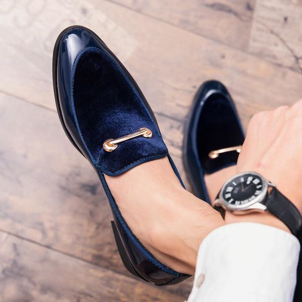dress shoes men shadow patent leather luxury fashion groom wedding italian style oxford big size h293, Black
dress shoes men shadow patent leather luxury fashion groom wedding italian style oxford big size h293, Black