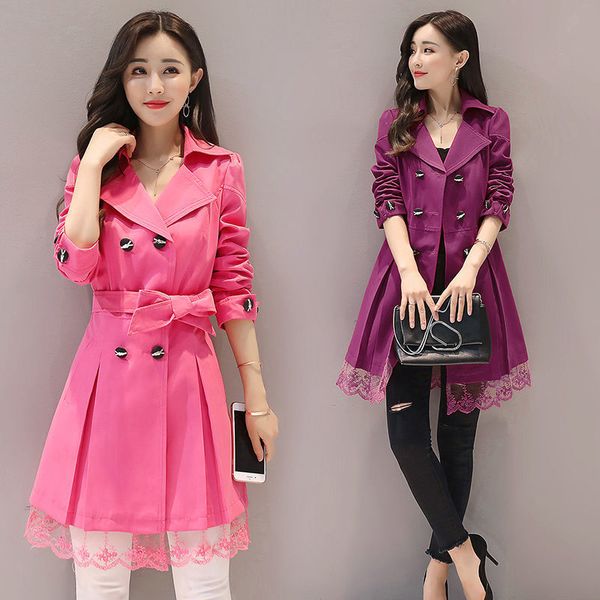 women's trench coats coat for women plus size korean clothes double breasted button windbreaker lace duster spring autumn 10 colors 5tg, Tan;black
women's trench coats coat for women plus size korean clothes double breasted button windbreaker lace duster spring autumn 10 colors 5tg, Tan;black