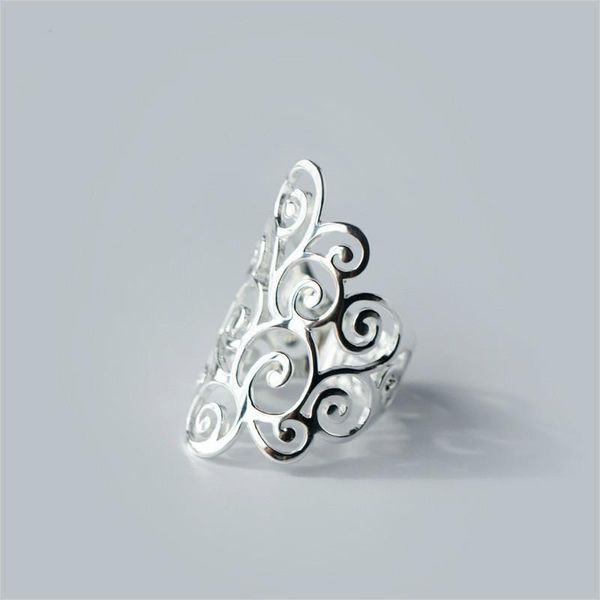 cluster rings vintage hollow pattern for women 100% 925 sterling silver fashion fine jewelry femme open ring flyleaf, Golden;silver
cluster rings vintage hollow pattern for women 100% 925 sterling silver fashion fine jewelry femme open ring flyleaf, Golden;silver