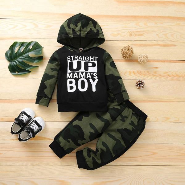 clothing sets 3-24m baby boys clothes set camouflage letter print long sleeve hoodie + trousers 2pcs autumn outfits infant, White
clothing sets 3-24m baby boys clothes set camouflage letter print long sleeve hoodie + trousers 2pcs autumn outfits infant, White