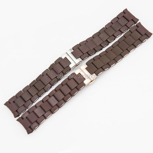 watch bands brown rubber wrapped stainless steel solid watchband for ar5920/ar5906/ar5905 curved end strap with push-button clasp 20mm 23mm, Black;brown
watch bands brown rubber wrapped stainless steel solid watchband for ar5920/ar5906/ar5905 curved end strap with push-button clasp 20mm 23mm, Black;brown