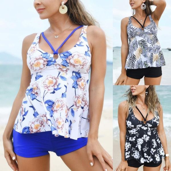 one-piece suits women 2pcs swimsuit tankini tummy control swimwear with boyshorts hollow out strappy v-neck boho floral bathing suit
one-piece suits women 2pcs swimsuit tankini tummy control swimwear with boyshorts hollow out strappy v-neck boho floral bathing suit