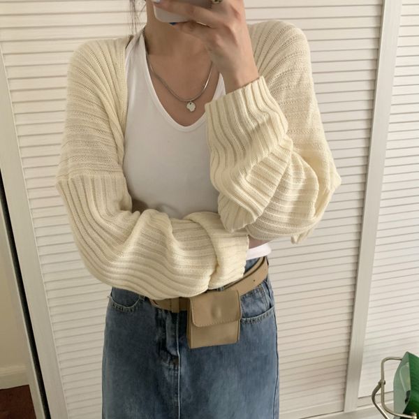 women's sweaters early autumn design xale sweater with a short loose solar protector cardigan knitted or crocheted afo9, White;black
women's sweaters early autumn design xale sweater with a short loose solar protector cardigan knitted or crocheted afo9, White;black