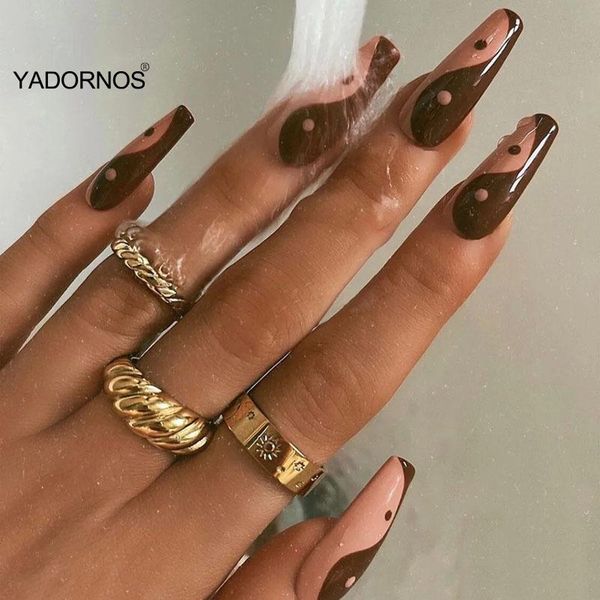 false nails 24pcs nail fake acrylic color matching patch glue type removable long paragraph fashion manicure ty, Red;gold
false nails 24pcs nail fake acrylic color matching patch glue type removable long paragraph fashion manicure ty, Red;gold