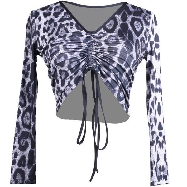 stage wear latin dance leopard woman crop pleated modern long sleeve modal ballroom chacha samba tango practice, Black;red
stage wear latin dance leopard woman crop pleated modern long sleeve modal ballroom chacha samba tango practice, Black;red