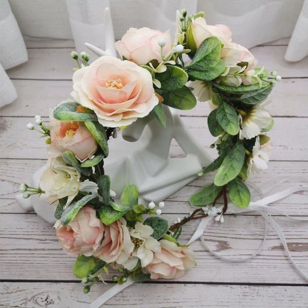 hair accessories bridal wedding flowers crown festival headband women headdress floral garlands flower headwear, Slivery;white
hair accessories bridal wedding flowers crown festival headband women headdress floral garlands flower headwear, Slivery;white