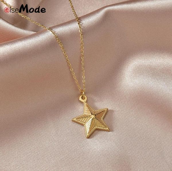fashion star pendant necklace stainless steel women wedding party birthday jewelery drop necklaces, Silver
fashion star pendant necklace stainless steel women wedding party birthday jewelery drop necklaces, Silver