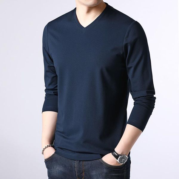 men's t-shirts long-sleeved t shirt men 2021 spring autumn tees male v-neck bottoming zbk2, White;black
men's t-shirts long-sleeved t shirt men 2021 spring autumn tees male v-neck bottoming zbk2, White;black