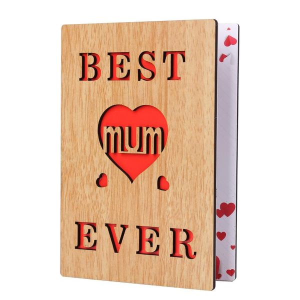 greeting cards mothers day card from daughter/son, wood mum with envelope wholesale custom gift decoration
greeting cards mothers day card from daughter/son, wood mum with envelope wholesale custom gift decoration