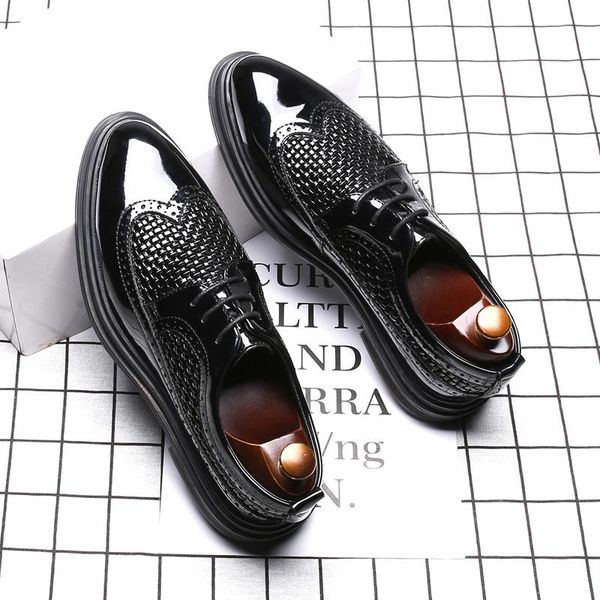 dress shoes men's casual leather are comfortable and breathable buckle classic mens business party wedding footwear, Black
dress shoes men's casual leather are comfortable and breathable buckle classic mens business party wedding footwear, Black