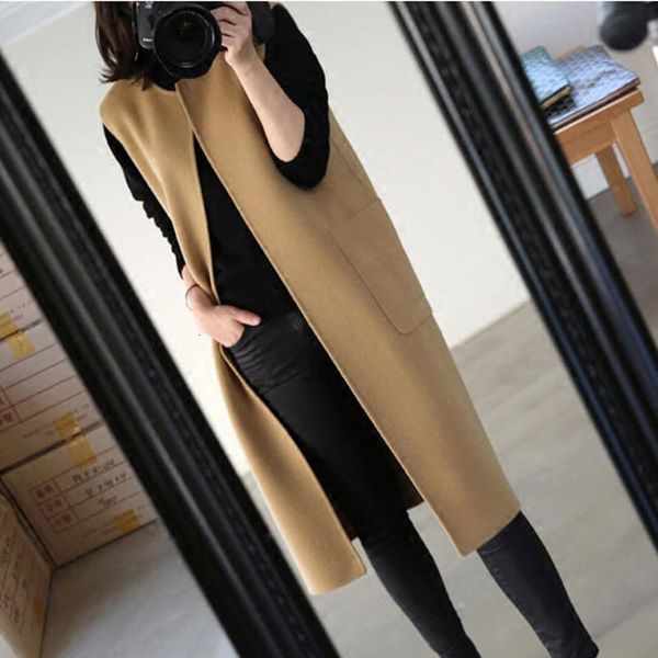 women's vests autumn wool blend waistcoat lady office long coat casual sleeveless jacket plus size xs-5xl 12nf, Black;white
women's vests autumn wool blend waistcoat lady office long coat casual sleeveless jacket plus size xs-5xl 12nf, Black;white