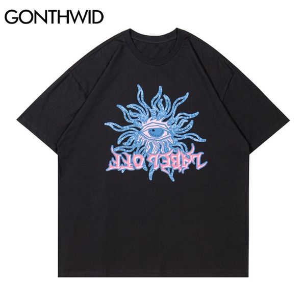 tees shirts harajuku sun eye print tshirts streetwear loose hipster casual cotton mens summer hip hop men t-shirts 210602, White;black
tees shirts harajuku sun eye print tshirts streetwear loose hipster casual cotton mens summer hip hop men t-shirts 210602, White;black