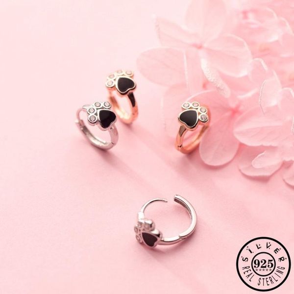 hoop & huggie 925 sterling silver cute black shape small earrings rose gold color plated zircon ear rings jewelry for women girls, Golden;silver
hoop & huggie 925 sterling silver cute black shape small earrings rose gold color plated zircon ear rings jewelry for women girls, Golden;silver