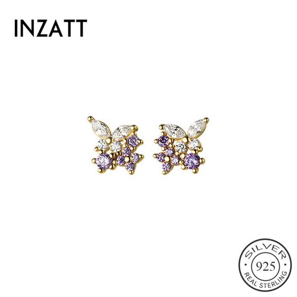 inzareal 925 sterling silver zircon butterfly stud earrings for fashion women party cute fine jewelry animal accessories, Golden;silver
inzareal 925 sterling silver zircon butterfly stud earrings for fashion women party cute fine jewelry animal accessories, Golden;silver