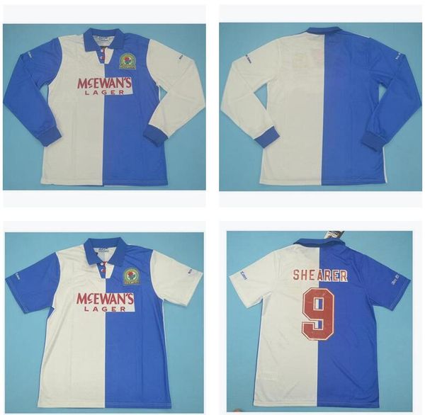 94 95 blackburn retro soccer jerseys 1994 1995 shearer football shirt hendry sherwood jersey newell wilcox maillot de foot, Black;yellow
94 95 blackburn retro soccer jerseys 1994 1995 shearer football shirt hendry sherwood jersey newell wilcox maillot de foot, Black;yellow