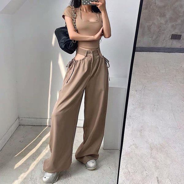 women's pants & capris y2k fashion khaki oversized cargo hip hop style loosed adjustable waist drawstring long pant streetwear 90s autu, Black;white
women's pants & capris y2k fashion khaki oversized cargo hip hop style loosed adjustable waist drawstring long pant streetwear 90s autu, Black;white