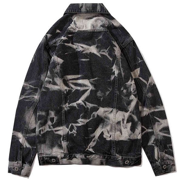 at sunrise hip tie dye thin the jackets of men afflicted denim jacket streetwear wear men's, Black;brown
at sunrise hip tie dye thin the jackets of men afflicted denim jacket streetwear wear men's, Black;brown