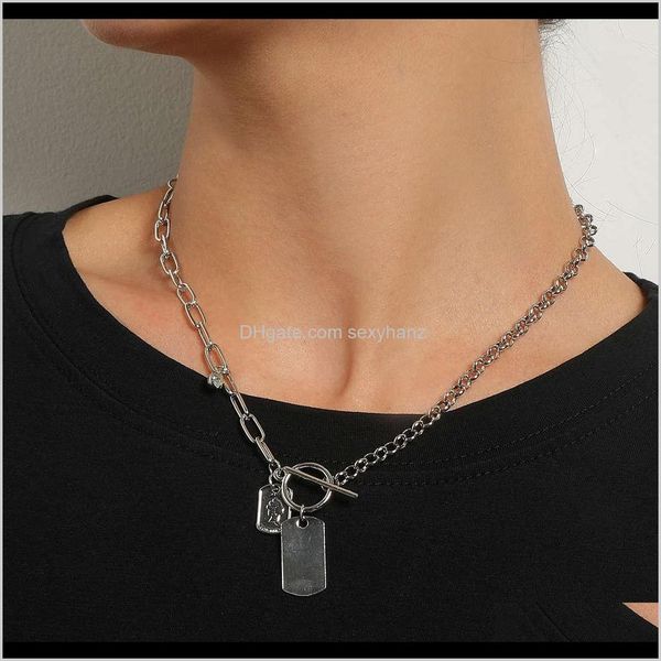 pendant necklaces & pendants drop delivery 2021 jewelry geometric size square tag mens and womens simple cool asymmetric chain necklace xzs4, Silver
pendant necklaces & pendants drop delivery 2021 jewelry geometric size square tag mens and womens simple cool asymmetric chain necklace xzs4, Silver
