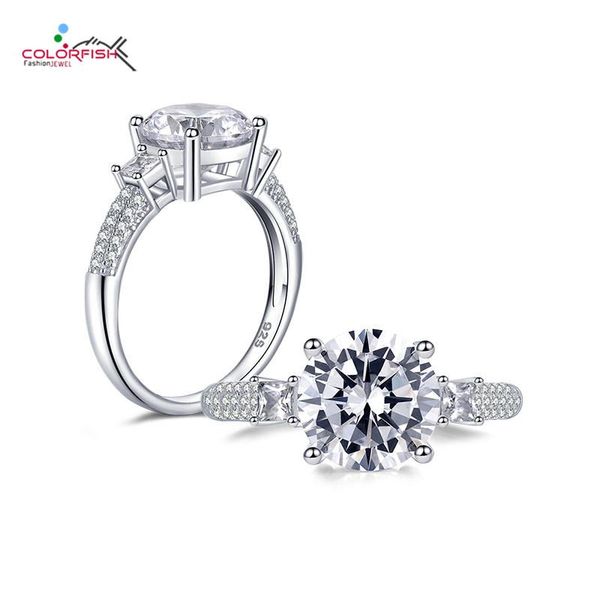 wedding rings colorfish round cut 3ct three stone engagement ring real 925 sterling silver sona synthetic jewelry women's love promise, Slivery;golden
wedding rings colorfish round cut 3ct three stone engagement ring real 925 sterling silver sona synthetic jewelry women's love promise, Slivery;golden