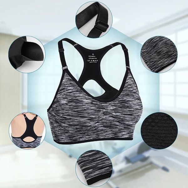 gym clothing sports shockproof no steel ring seamless fitness underwear quick dry segment dye training yoga running bra, White;black
gym clothing sports shockproof no steel ring seamless fitness underwear quick dry segment dye training yoga running bra, White;black