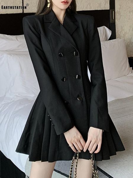 casual dresses black suit collar double breasted waist a-line pleated woolen dress ladies style for autumn and winter, Black;gray
casual dresses black suit collar double breasted waist a-line pleated woolen dress ladies style for autumn and winter, Black;gray
