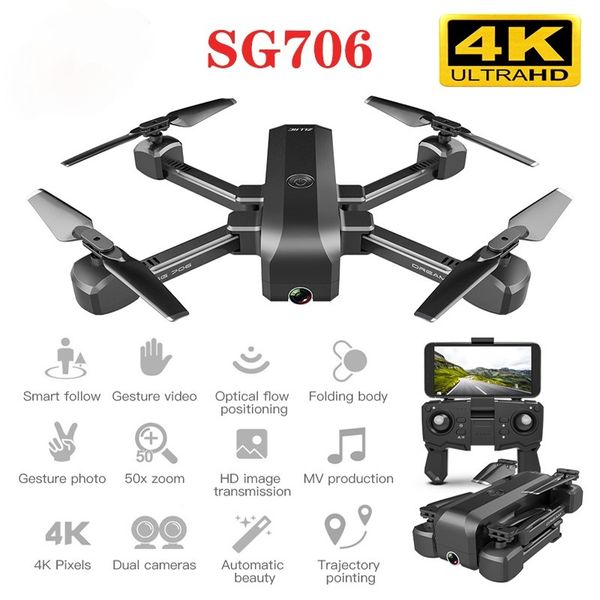 2020 new sg706 drone wifi with dual hd camera 1080p 4k rc quadcopter with headless mode altitude hold gesture control follow me
2020 new sg706 drone wifi with dual hd camera 1080p 4k rc quadcopter with headless mode altitude hold gesture control follow me