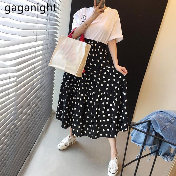 skirts gaganight retro polka dot women korean loose a-line large swing long jupe elastic empire girl sweet chiffon skirt summer, Black
skirts gaganight retro polka dot women korean loose a-line large swing long jupe elastic empire girl sweet chiffon skirt summer, Black