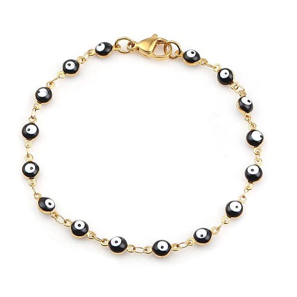 charm bracelets fashion stainless steel evil eye gold blue red enamel bead bracelet jewelry for women men gifts 18.7cm long, 1 pc, Golden;silver
charm bracelets fashion stainless steel evil eye gold blue red enamel bead bracelet jewelry for women men gifts 18.7cm long, 1 pc, Golden;silver