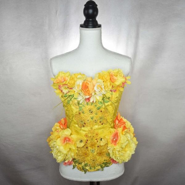 women's t-shirt summer sunflower corset yellow lace floral luxury crystals beaded sweetheart 3d flowers plus size, White
women's t-shirt summer sunflower corset yellow lace floral luxury crystals beaded sweetheart 3d flowers plus size, White