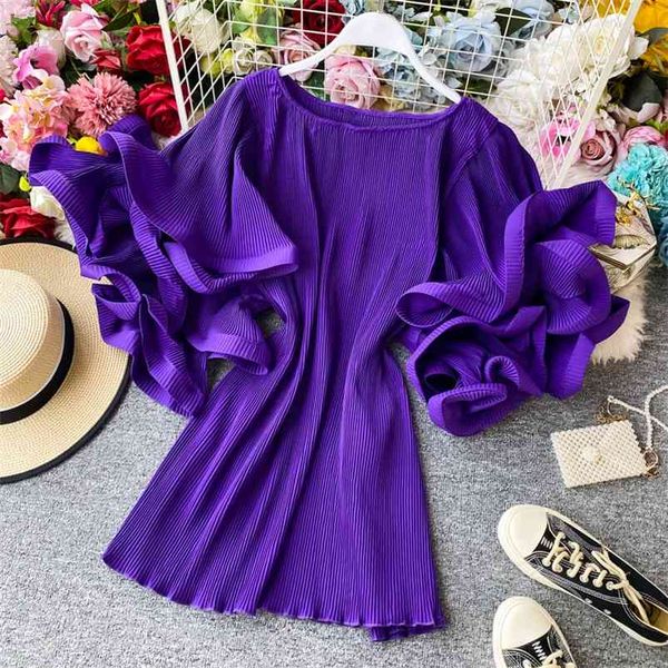 chic rose pink white layered cake with ruffled large trumpet sleeves and organ pleated irregular hem dress uk050 210507, Black;gray
chic rose pink white layered cake with ruffled large trumpet sleeves and organ pleated irregular hem dress uk050 210507, Black;gray