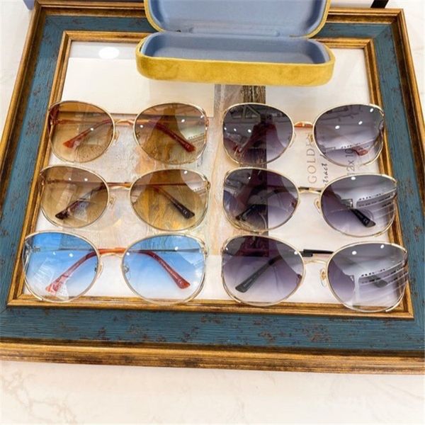 g's new star net red same round frame sunglasses women's anti ultraviolet small face sunglasses gg0650, White;black
g's new star net red same round frame sunglasses women's anti ultraviolet small face sunglasses gg0650, White;black
