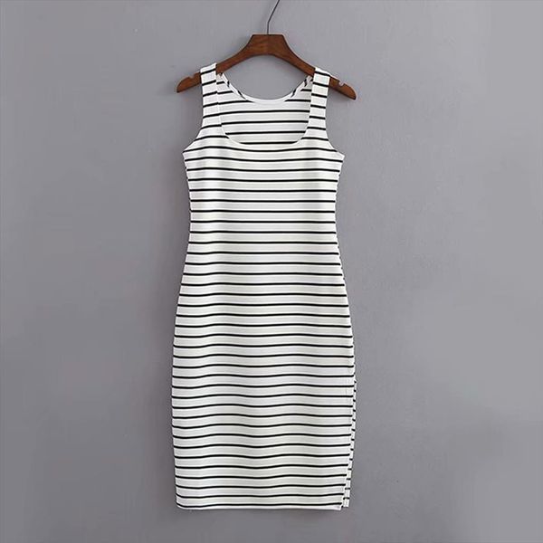 vestidos de verano fashion party women dresses summer casual stripe print o neck sleeveless split tank mini ropa mujer, Black;gray
vestidos de verano fashion party women dresses summer casual stripe print o neck sleeveless split tank mini ropa mujer, Black;gray