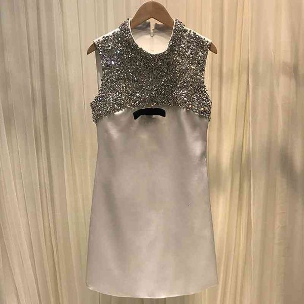 casual dresses women glitter sleeveless summer bow high waist diamonds white elegant mini 85mm, Black;gray
casual dresses women glitter sleeveless summer bow high waist diamonds white elegant mini 85mm, Black;gray